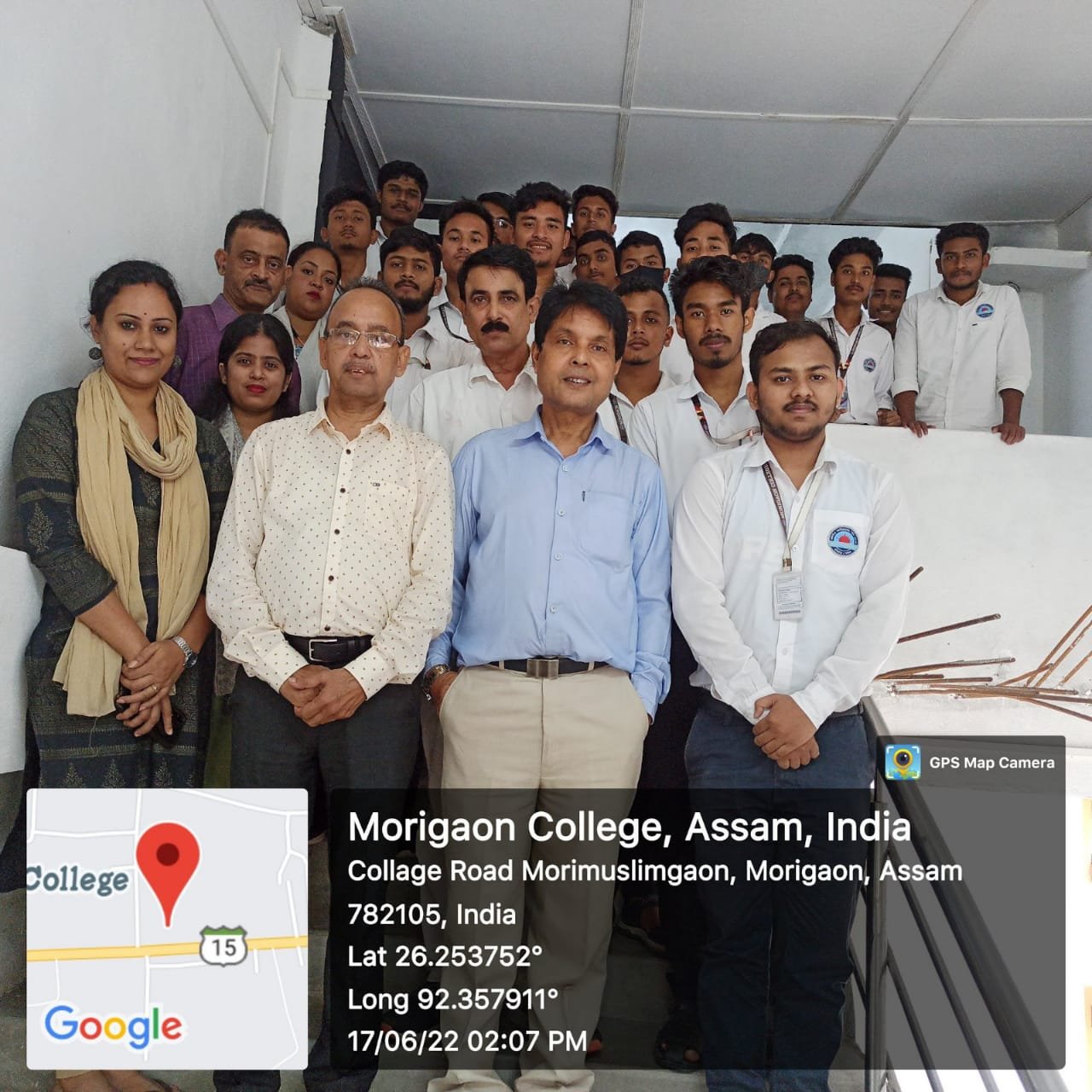STUDENTS AND FACULTIES WITH GB PRESIDENT AND PRINCIPAL